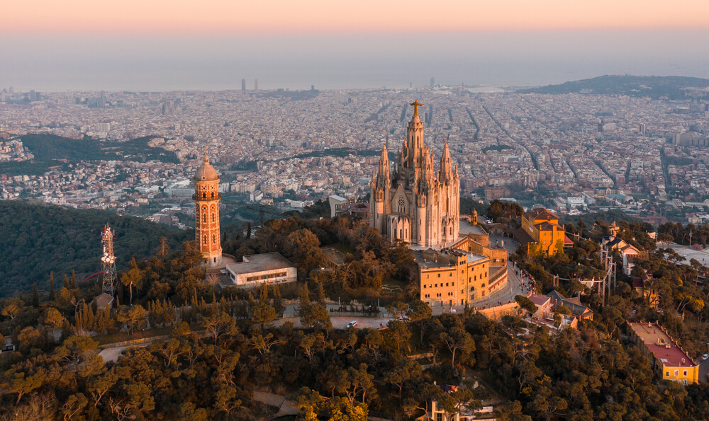 barcelona desde el tibidabo